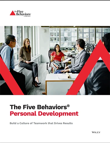 Five Behaviors of a Cohesive Team Personal Development
